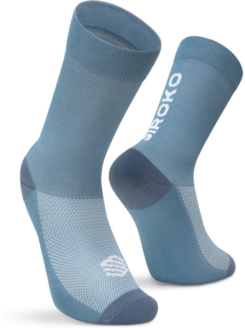 Calcetines caña media-alta ciclismo invierno hombre y mujer s3 Azul - Kiabi