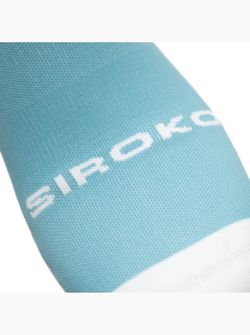 Calcetines caña media gravel ciclismo hombre y mujer gs2 Azul - Kiabi