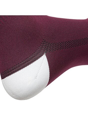 Calcetines caña media gravel ciclismo hombre y mujer gs2 burgundy