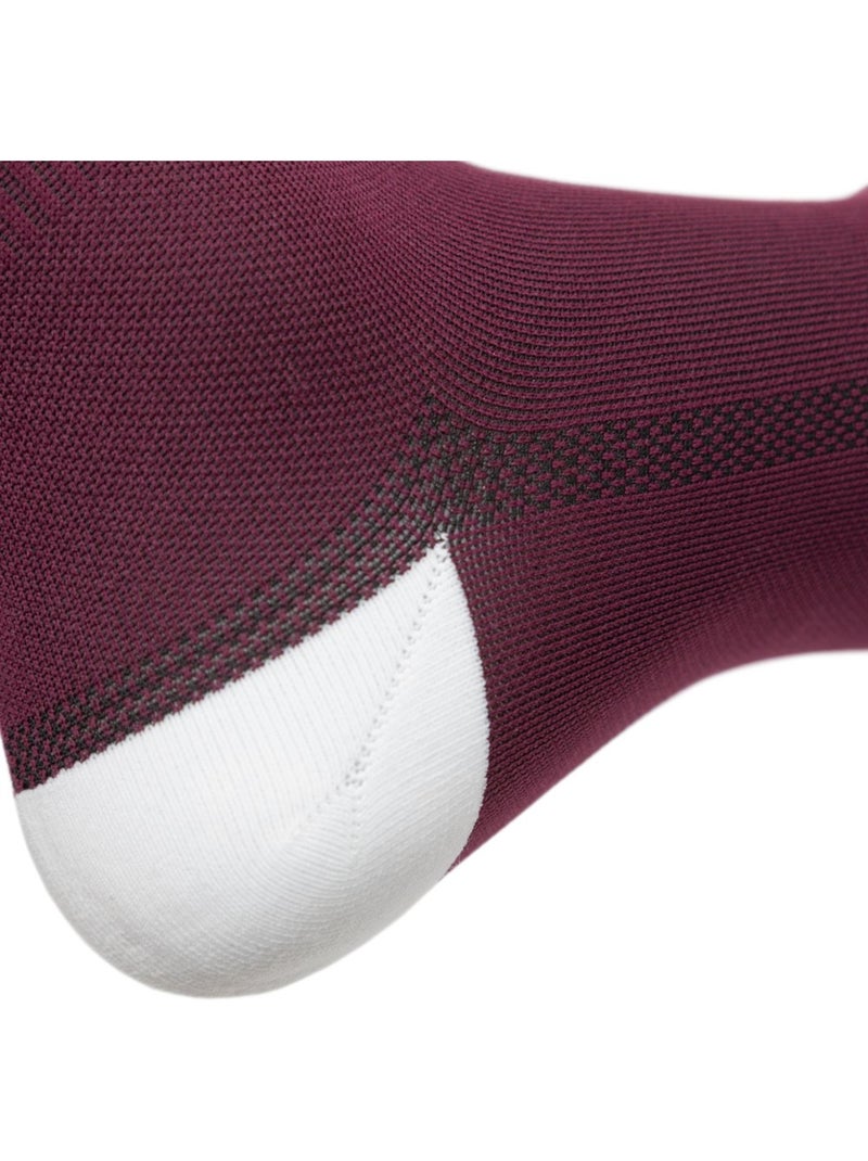 Calcetines caña media gravel ciclismo hombre y mujer gs2 burgundy Rojo - Kiabi