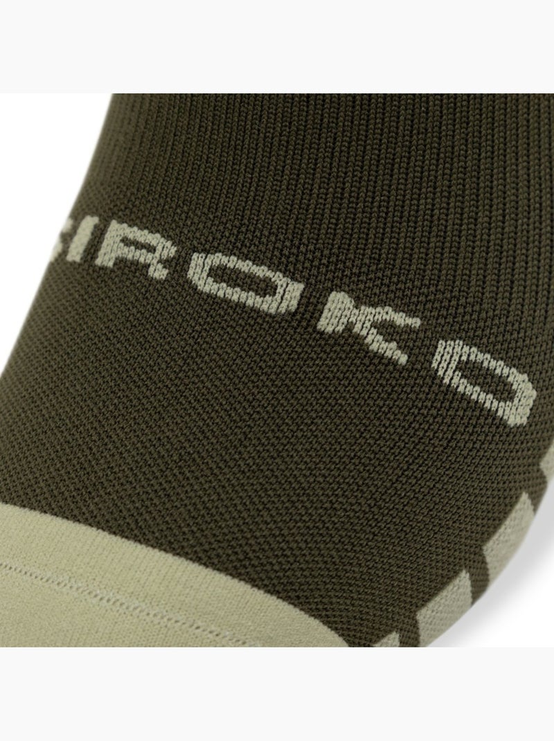 Calcetines caña media gravel ciclismo hombre y mujer gs2 Verde - Kiabi