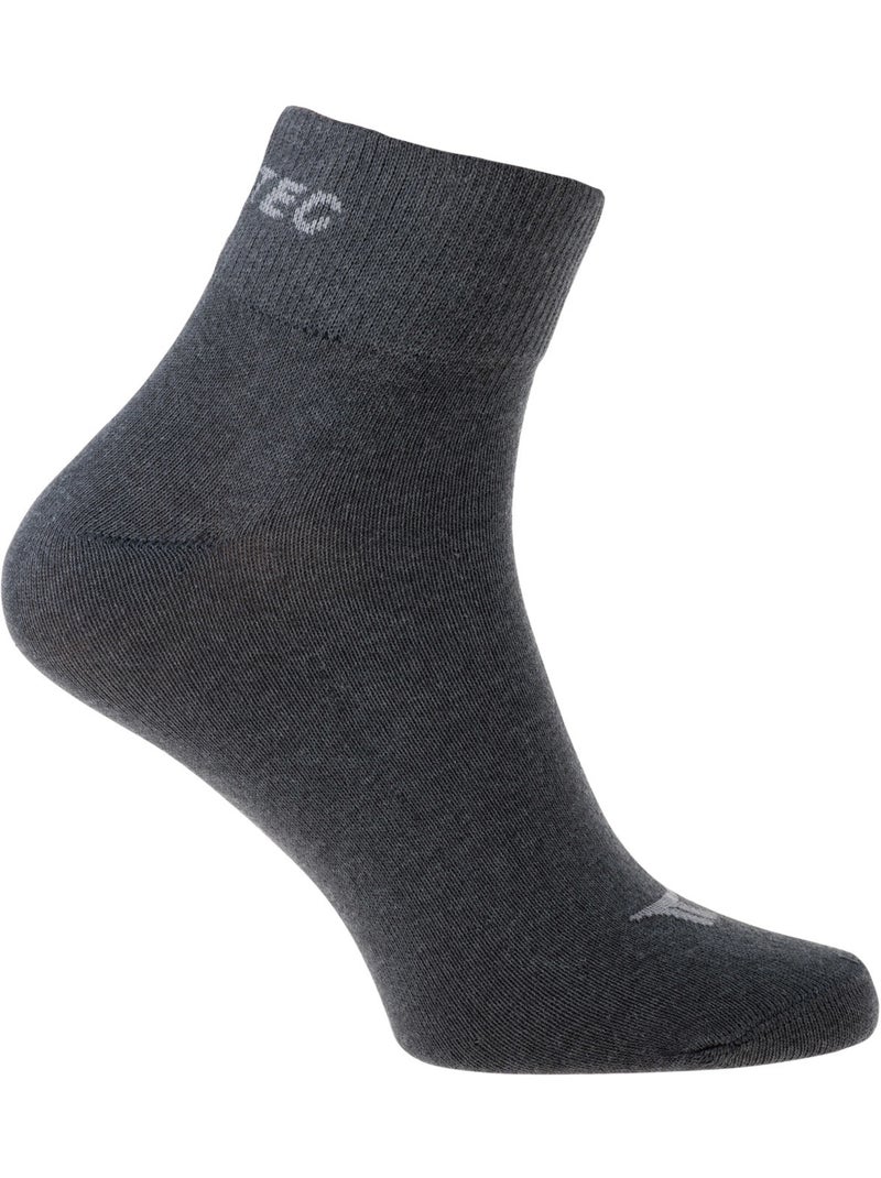 Calcetines chire logotipo para hombre - pack de 3 - hi-tec Gris oscuro - Kiabi