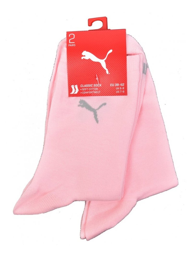 Calcetines Ciudad Urbano PUMA Socks CLASSIC - Pack de 2 Rosa - Kiabi