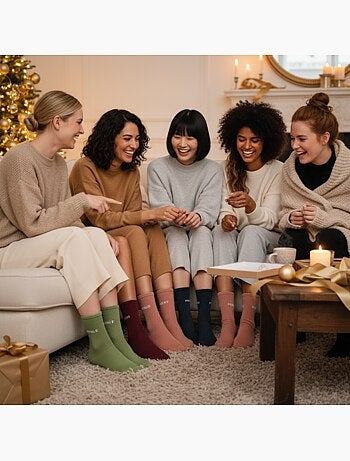 Calcetines con lentejuelas ozabi calendario adviento - pack 12 pares