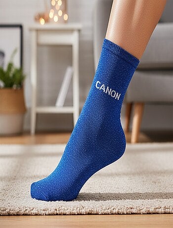 Calcetines con purpurina Mujer Mensaje Humorístico