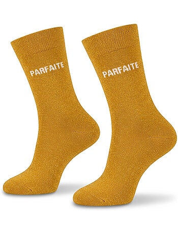 Calcetines con purpurina Mujer Mensaje Humorístico