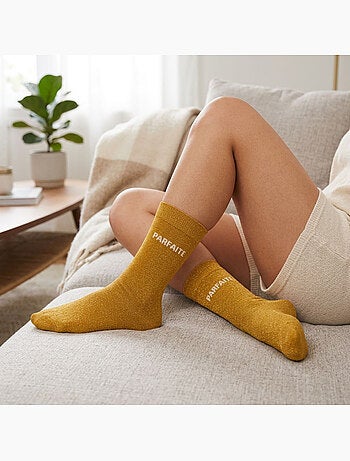 Calcetines con purpurina Mujer Mensaje Humorístico