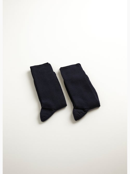 Calcetines cortos cálidos sin compresión - paquete de 2 pares - Afibel - Kiabi
