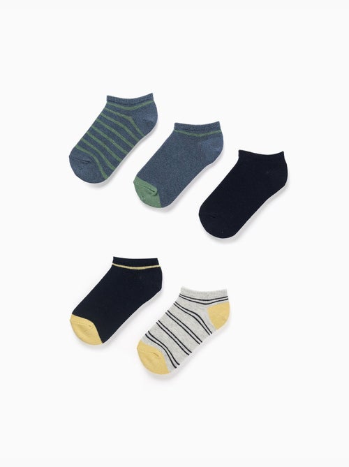 Calcetines cortos cómodos en mezcla de algodón - Kiabi