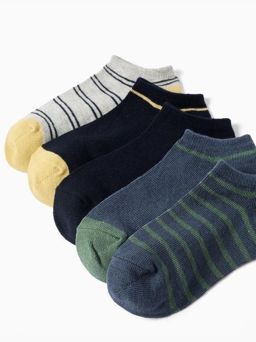 Calcetines cortos cómodos en mezcla de algodón - Kiabi