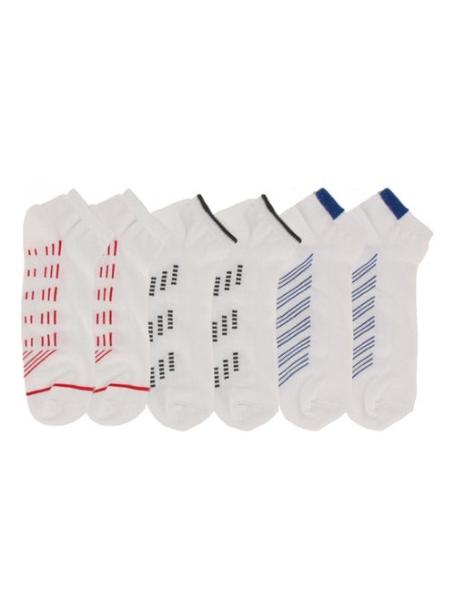 Calcetines Cortos Hombre Motivos Pack de 6 - Kiabi