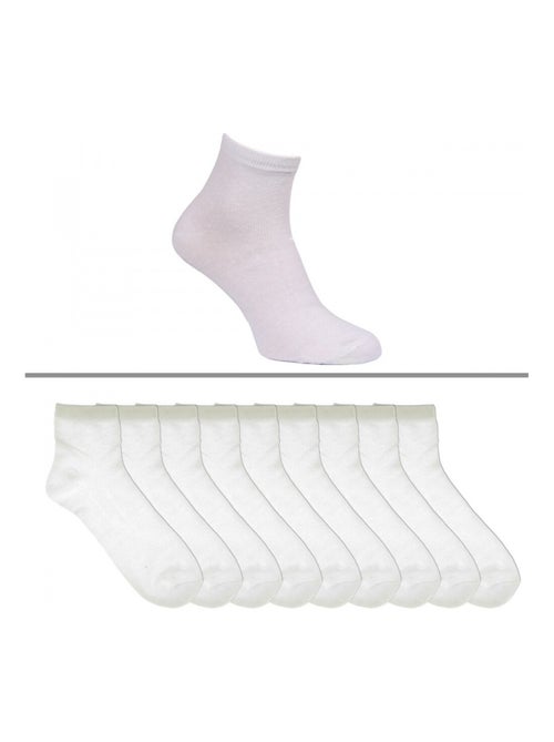 Calcetines cortos hombre pack de 9 - Kiabi