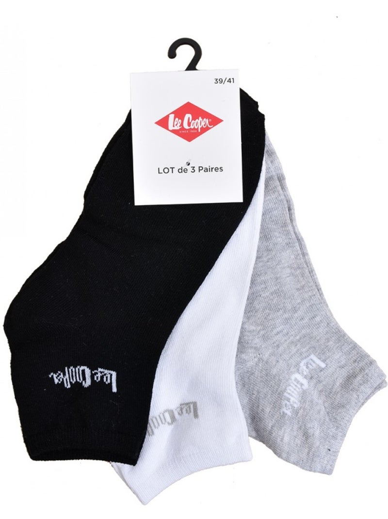 Calcetines Cortos Mujer LEE COOPER Calidad y Confort Pack Multicolor - Kiabi