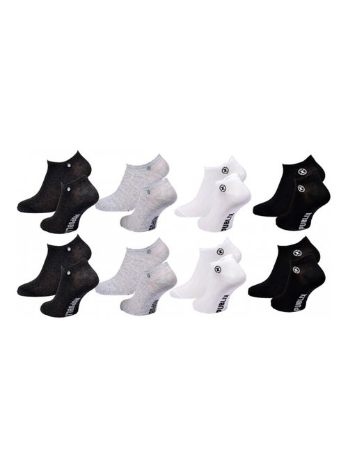 Calcetines cortos mujer NO PUBLIK - Pack de 8 - Kiabi