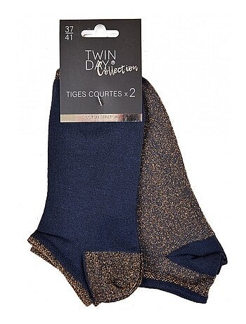 Calcetines Cortos mujer TWINDAY - Pack de 4