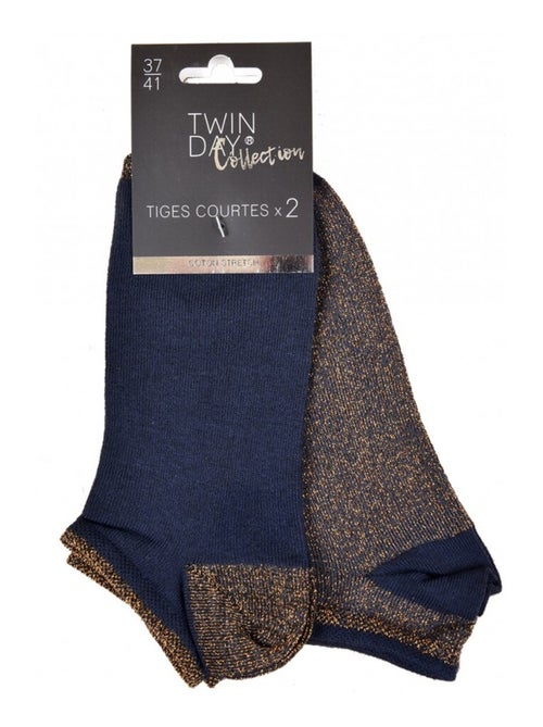 Calcetines Cortos mujer TWINDAY - Pack de 4 - Kiabi