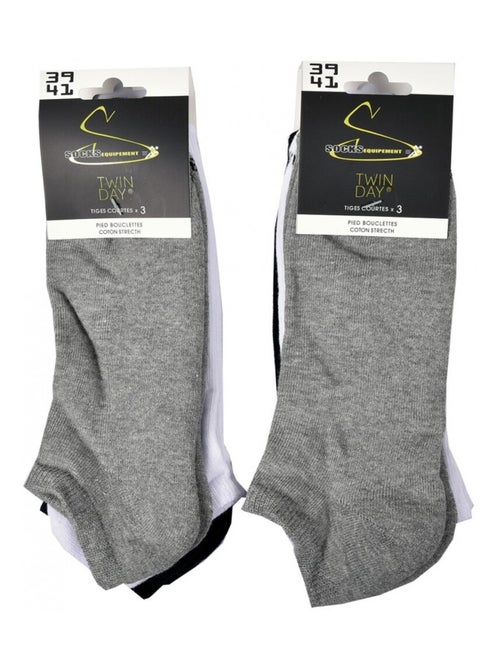 Calcetines Cortos mujer TWINDAY - Pack de 6 - Kiabi