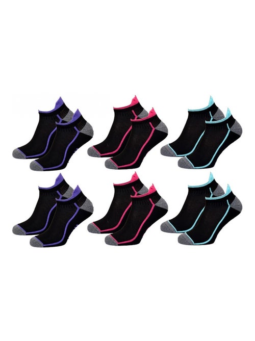 Calcetines Cortos mujer TWINDAY - Pack de 6 - Kiabi