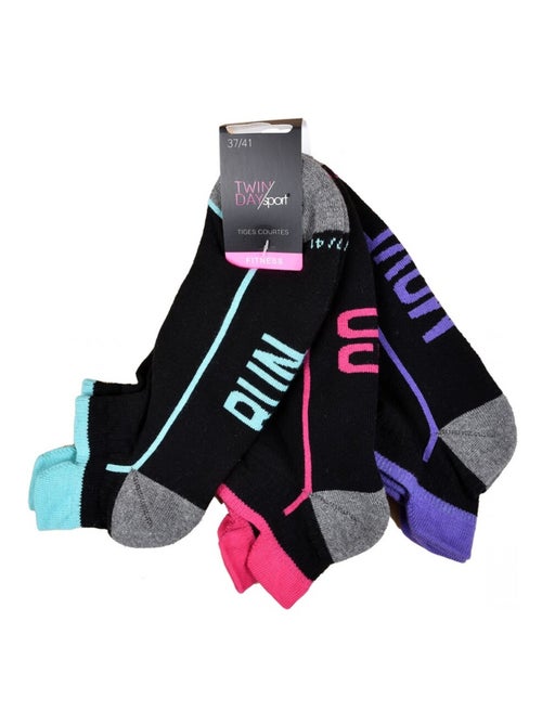 Calcetines Cortos mujer TWINDAY - Pack de 6 - Kiabi