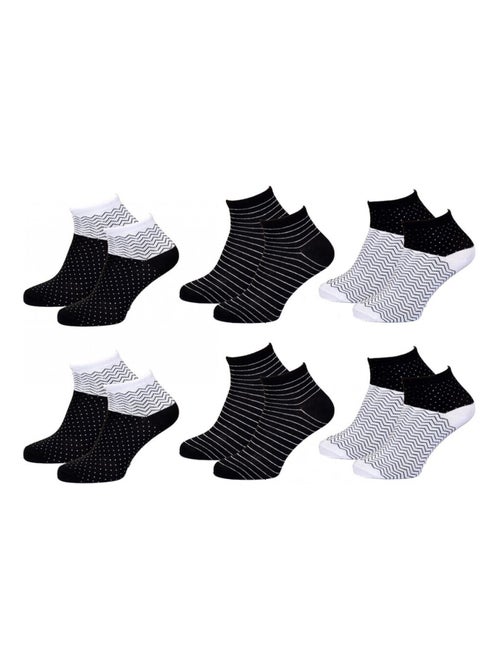 Calcetines Cortos mujer TWINDAY - Pack de 6 - Kiabi