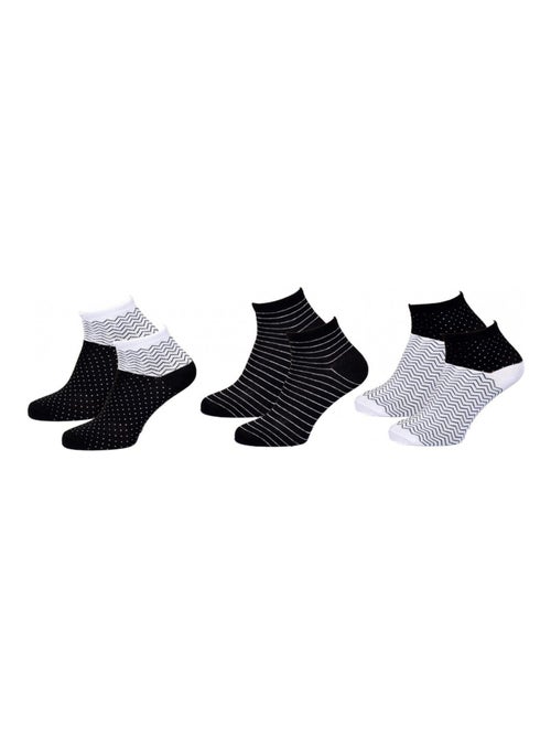 Calcetines Cortos mujer TWINDAY - Pack de 6 - Kiabi
