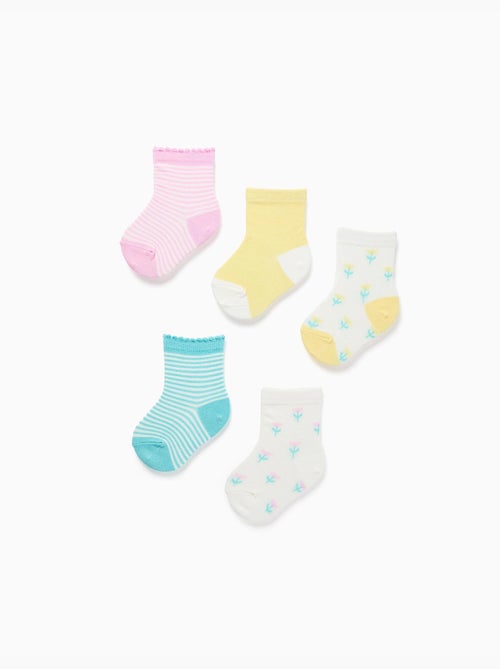 Calcetines Crew Pack Algodón Mezclado - Kiabi