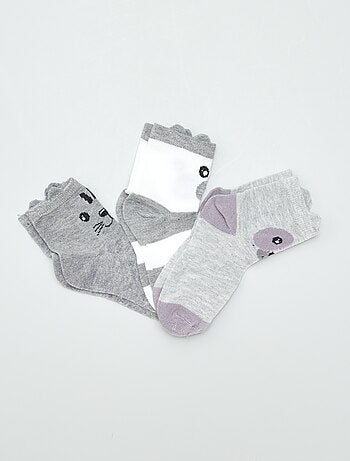 Calcetines de animales  - Pack de 3