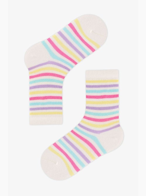 Calcetines de caña media space cat con estampado de gato, 4 pares penti - Kiabi