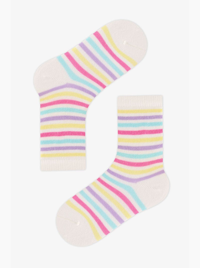 Calcetines de caña media space cat con estampado de gato, 4 pares penti Rosa - Kiabi