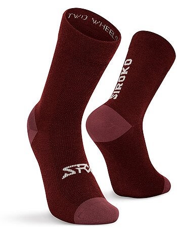 Calcetines de ciclismo con lana merino ciclismo hombre y mujer srx aravis