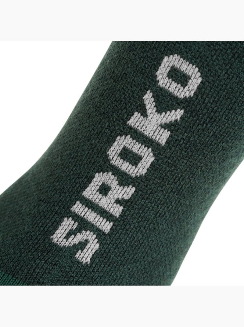 Calcetines de ciclismo con lana merino ciclismo hombre y mujer srx arbor Verde - Kiabi