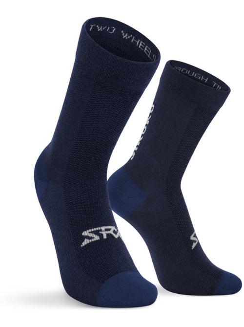 Calcetines de ciclismo con lana merino ciclismo hombre y mujer srx arctic - Kiabi Calcetines de ciclismo con lana merino ciclismo hombre y mujer srx arctic - Kiabi