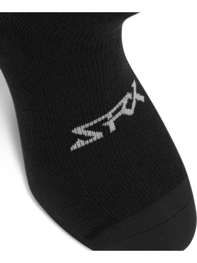Calcetines de ciclismo con lana merino ciclismo hombre y mujer srx grappa Negro - Kiabi
