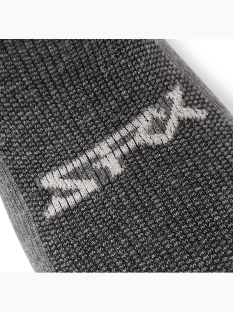 Calcetines de ciclismo con lana merino ciclismo hombre y mujer srx maloja Blanco Gris - Kiabi