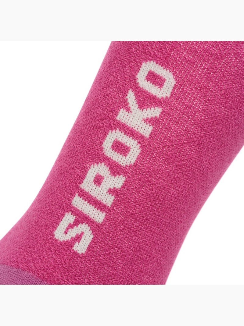Calcetines de ciclismo con lana merino ciclismo hombre y mujer srx sella Rosa - Kiabi