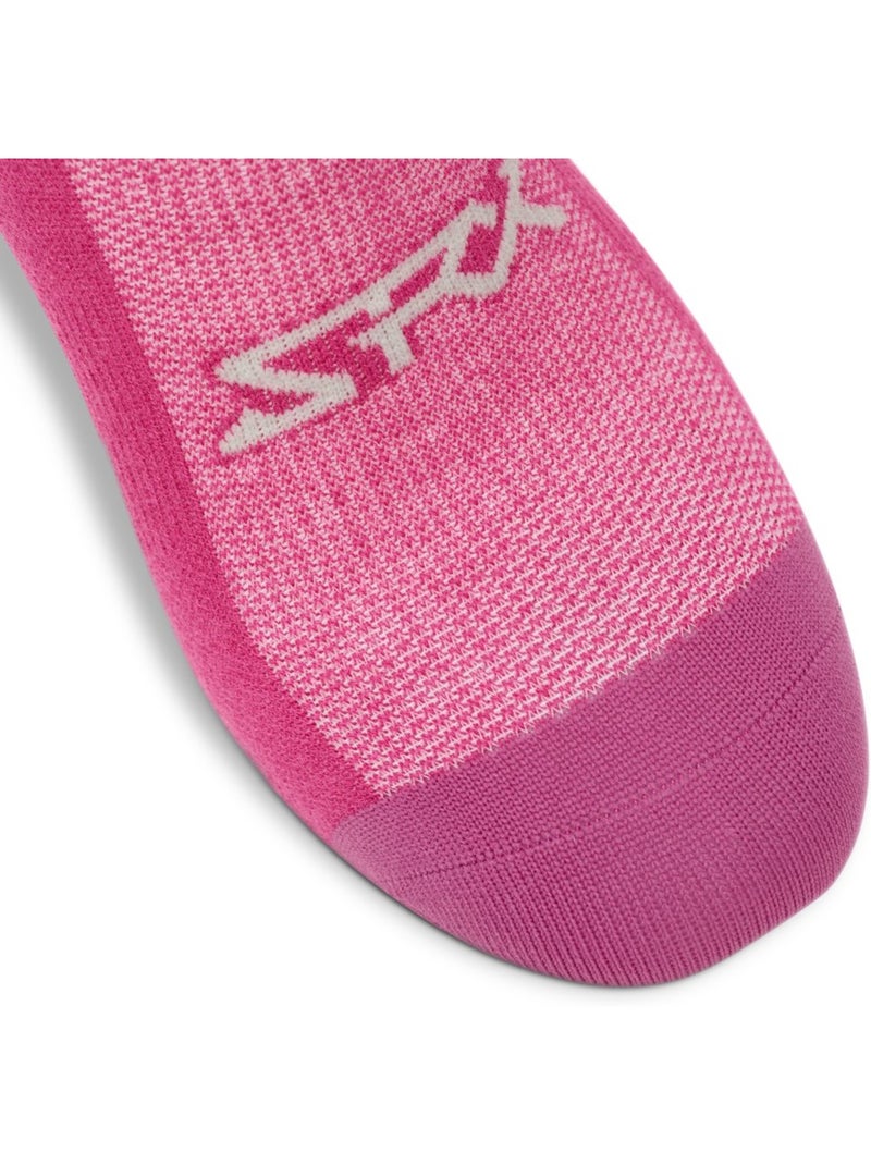 Calcetines de ciclismo con lana merino ciclismo hombre y mujer srx sella Rosa - Kiabi