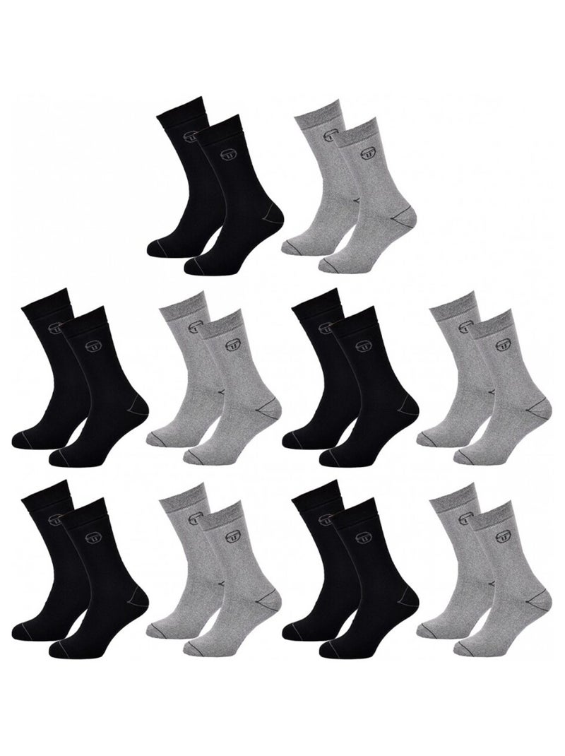Calcetines de Ciudad hombre SERGIO TACCHINI - Pack de 10 Multicolor - Kiabi