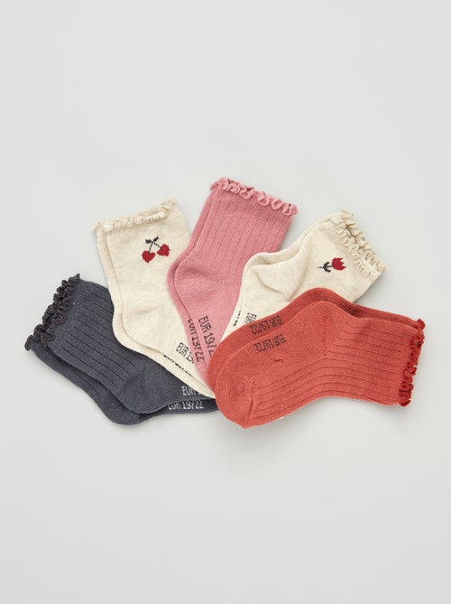 Calcetines de fantasía  - Pack de 5 - Kiabi
