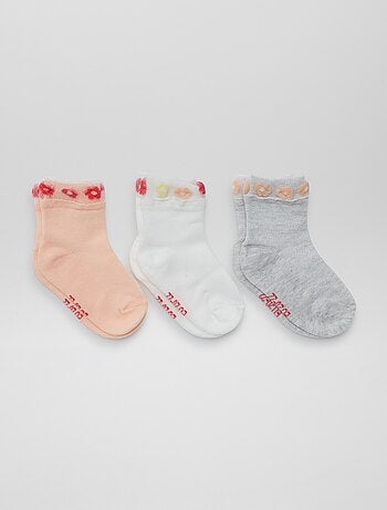 Calcetines de fantasía de punto - pack de 3