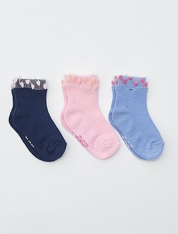 Calcetines de fantasía de punto - pack de 3