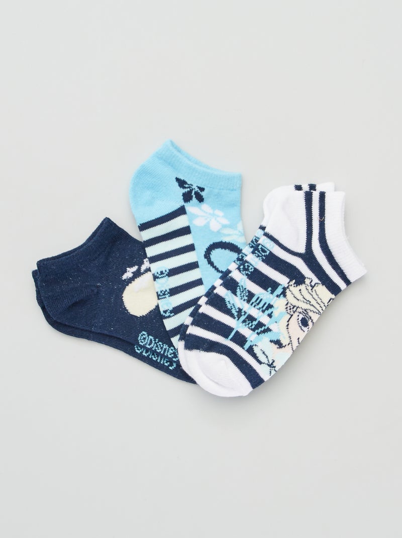 Calcetines de 'Frozen' - Pack de 3 azul marino - Kiabi