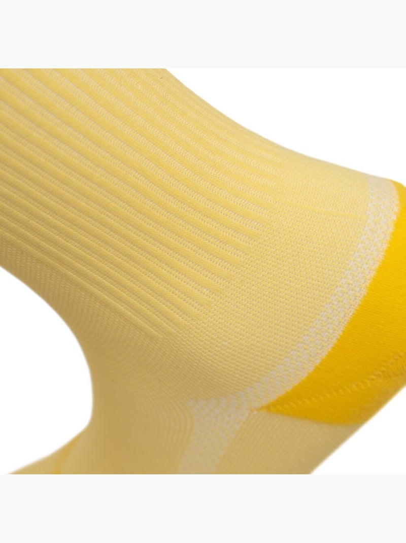 Calcetines de gravel ciclismo hombre y mujer gs1 Amarillo - Kiabi