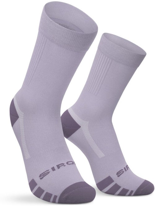 Calcetines de gravel ciclismo hombre y mujer gs1 lilac - Kiabi