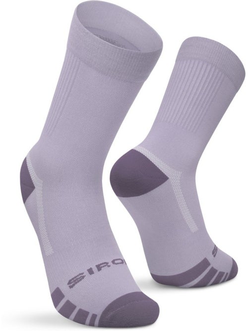Calcetines de gravel ciclismo hombre y mujer gs1 lilac - Kiabi