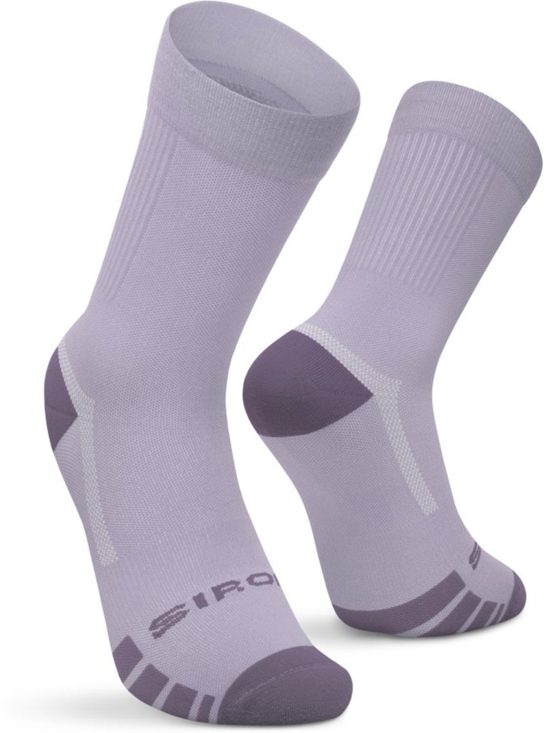 Calcetines de gravel ciclismo hombre y mujer gs1 lilac Violeta - Kiabi