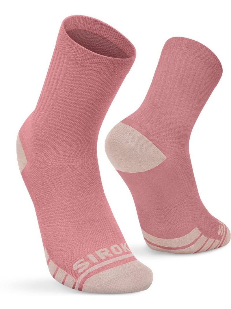 Calcetines de gravel ciclismo hombre y mujer gs1 pink Rojo - Kiabi