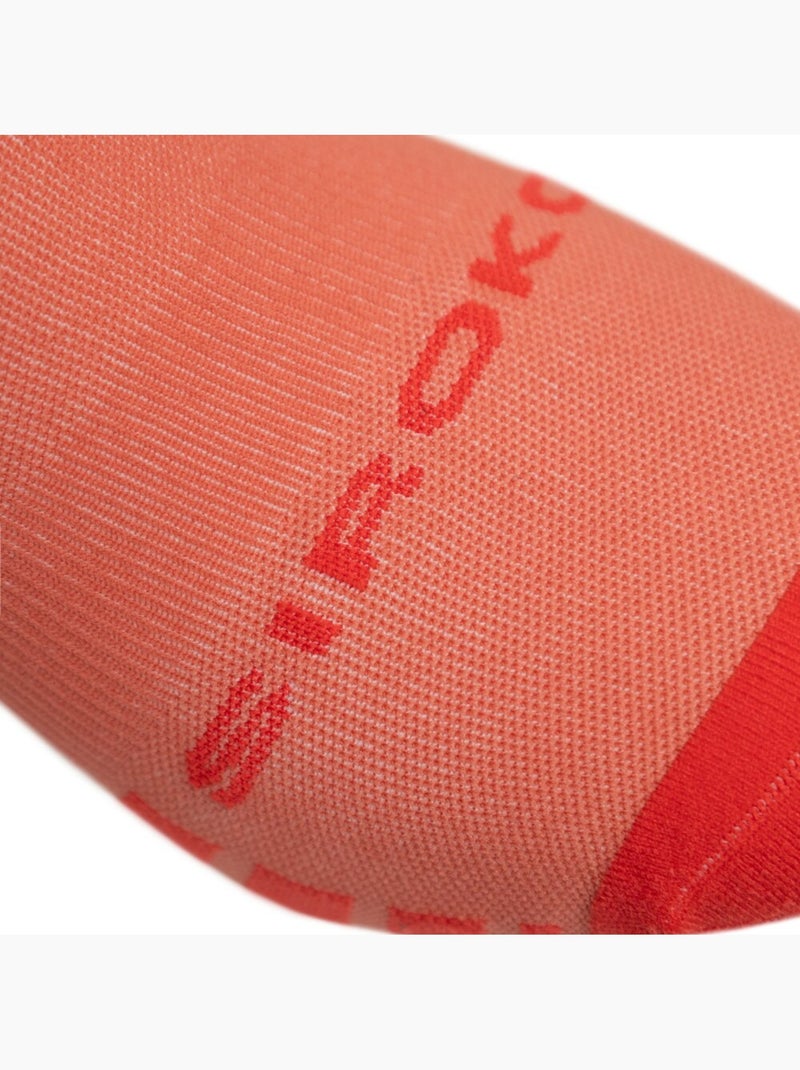 Calcetines de gravel ciclismo hombre y mujer gs1 tile Rojo - Kiabi