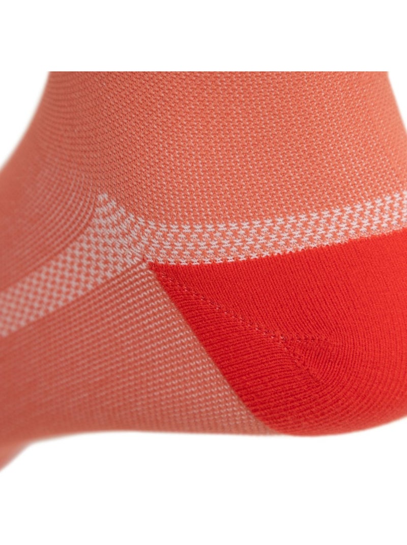 Calcetines de gravel ciclismo hombre y mujer gs1 tile Rojo - Kiabi