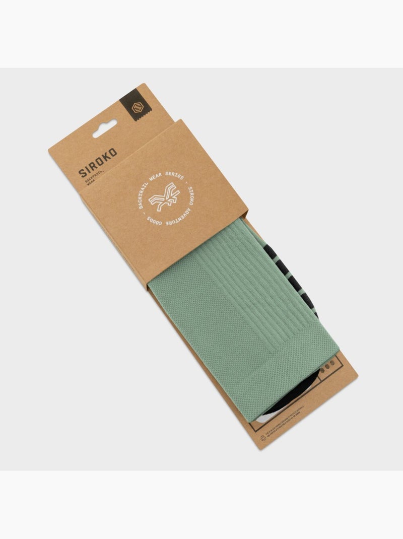 Calcetines de gravel ciclismo hombre y mujer gs1 Verde - Kiabi