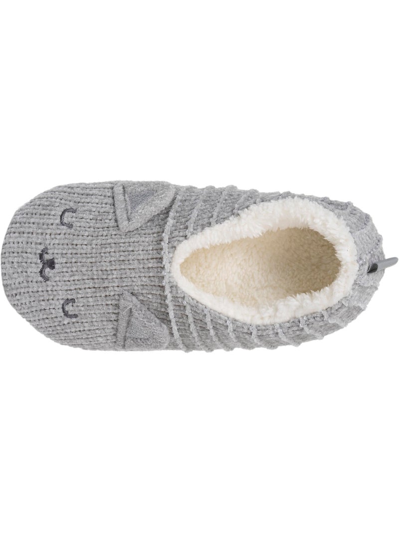 Calcetines de interior forrado, antideslizante mujer isotoner Gris gris - Kiabi